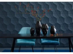 NOEL & MARQUET NMC RAY ARSTYL 3D Wandpaneel Wandpaneel Zierelement 55 cm x 32 cm x 3,3 cm Weiß