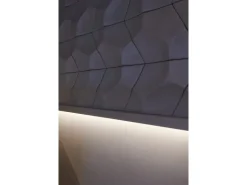 NOEL & MARQUET NMC RAY ARSTYL 3D Wandpaneel Wandpaneel Zierelement 55 cm x 32 cm x 3,3 cm Weiß