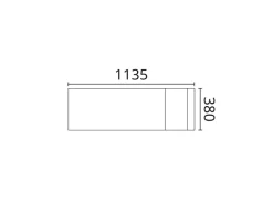 NOEL & MARQUET NMC SCURETTO ARSTYL 3D Wandpaneel Zierelement 0,43 m2 113,5 cm x 1,45 cm x 38 cm Weiß