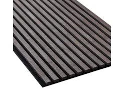 NOEL & MARQUET NMC SELITSTYLE 3D Akustikpanel Lamellenwand Holzoptik Eiche dunkel 240 x 56,5 cm 2400 mm x 565 mm x 19 mm 1,356 m2 Braun