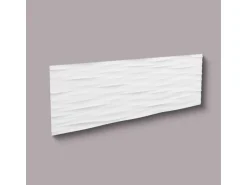 NOEL & MARQUET NMC WAVE ARSTYL 3D Wandpaneel Wandpaneel Zierelement 113,5 cm x 1,85 cm x 38 cm Weiß