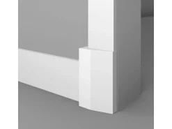 NOEL & MARQUET NMC WB2 WALLSTYL Sockel-Set Zierelement 2 St. Türumrandung 16,2 cm x 3,5 cm x 10 cm Weiß