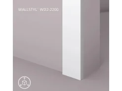 NOEL & MARQUET NMC WD2-2200 WALLSTYL Türumrandung Sockelleiste Wandleiste Friesleiste 2,2 m 220 cm x 1,5 cm x 7 cm Weiß