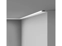 NOEL & MARQUET NMC WD2-2200 WALLSTYL Türumrandung Sockelleiste Wandleiste Friesleiste 2,2 m 220 cm x 1,5 cm x 7 cm Weiß