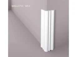 NOEL & MARQUET NMC WE2 WALLSTYL Kantenschutz-Profil Zierleiste Stuckleiste 2 m 200 cm x 3,6 cm x 3,6 cm Weiß