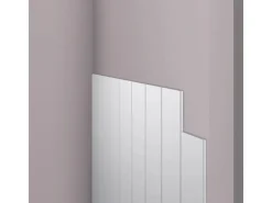 NOEL & MARQUET NMC WG1 WALLSTYL 3D Wandpaneel Wandpaneel Wandleiste 2, 244 cm x 1 cm x 7,9 cm Weiß