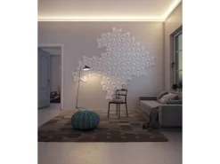 NOEL & MARQUET NMC WING ARSTYL 3D Wandpaneel Wandpaneel Zierelement 25 cm x 17,5 cm x 2,5 cm Weiß