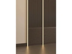 NOEL & MARQUET NMC WL1 WALLSTYL Wand- und Friesleiste Zierleiste Stuckleiste 2 m 200 cm x 1,8 cm x 3,8 cm Weiß