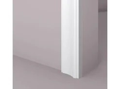 NOEL & MARQUET NMC WL6-2200 WALLSTYL Türumrandung Zierleiste Wandleiste Friesleiste 2,2 m 220 cm x 2,2 cm x 7,5 cm Weiß