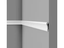 NOEL & MARQUET NMC WL6-2200 WALLSTYL Türumrandung Zierleiste Wandleiste Friesleiste 2,2 m 220 cm x 2,2 cm x 7,5 cm Weiß