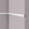 NOEL & MARQUET NMC WL7 WALLSTYL Wand- und Friesleiste Zierleiste Stuckleiste 2 m 200 cm x 1,3 cm x 2,5 cm Weiß