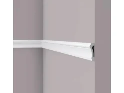 NOEL & MARQUET NMC WL6 WALLSTYL Wand- und Friesleiste Zierleiste Türumrandung 2 m 200 cm x 2,2 cm x 7,5 cm Weiß