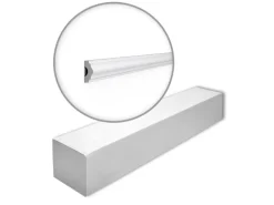 NOEL & MARQUET NMC WL3-Box WALLSTYL Wandleisten 1 Karton Set mit 48 Stuckleisten 96 m Weiß