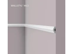 NOEL & MARQUET NMC WL3-Box WALLSTYL Wandleisten 1 Karton Set mit 48 Stuckleisten 96 m Weiß