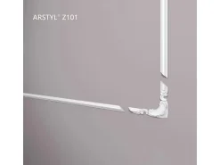 NOEL & MARQUET NMC Z101 ARSTYL Eckelement-Set 4 St. Zierelement 20 cm x 2 cm x 20 cm Weiß