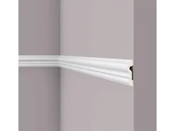 NOEL & MARQUET NMC Z13 ARSTYL Wand- und Friesleiste Zierleiste Stuckleiste 2 m 200 cm x 2,2 cm x 8 cm Weiß