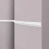 NOEL & MARQUET NMC Z10 Flex ARSTYL Flexible Wand- und Friesleiste Zierleiste Stuckleiste 2 m 200 cm x 1,8 cm x 3,8 cm Weiß