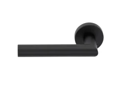 Novadoors Türgriffgarnitur Nova Mio Rosettenlos Smart2Lock Links Schwarz