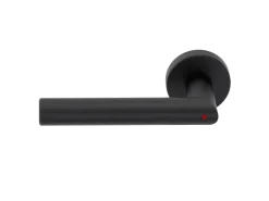 Novadoors Türgriffgarnitur Nova Mio Rosettenlos Smart2Lock Links Schwarz