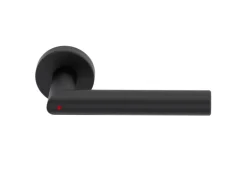 Novadoors Türgriffgarnitur Nova Mio Rosettenlos Smart2Lock Rechts Schwarz