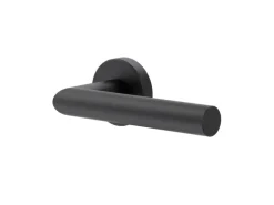 Novadoors Türgriffgarnitur Nova Mio Rosettenlos Smart2Lock Rechts Schwarz