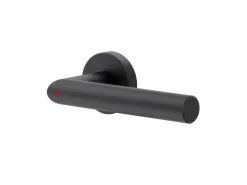 Novadoors Türgriffgarnitur Nova Mio Rosettenlos Smart2Lock Rechts Schwarz