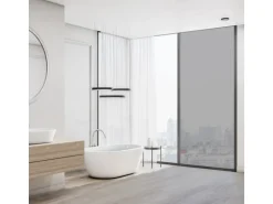 NYVI Spiegelfolie für Fenster Selbstklebend 76x200 cm Silber