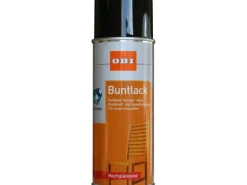 OBI Buntlack Spray RAL 9005 Tiefschwarz hochglänzend 400 ml