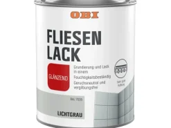 OBI Fliesenlack Lichtgrau Glänzend 750 ml