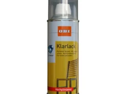 OBI Klarlack Spray Transparent hochglänzend 400 ml