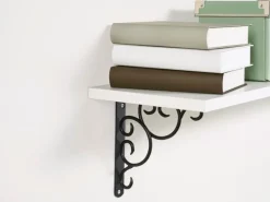 OBI Konsole Curly Schwarz matt 190 mm x 190 mm