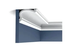 ORAC DECOR C341 HERITAGE M LUXXUS Stuck Profil Zierleiste Wand-Dekor-Leiste 2m 200 cm x 8,8 cm x 12,2 cm Weiß