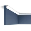 ORAC DECOR C250 LUXXUS Decken Eckleiste Stuckleiste Stuck Dekor Zierprofil 2 m 200 cm x 1,6 cm x 1,6 cm Weiß