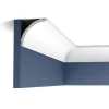 ORAC DECOR C240 LUXXUS Decken Eckleiste Stuckleiste Gesims Dekor Zierprofil 2 m 200 cm x 8 cm x 8 cm Weiß