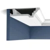 ORAC DECOR C305 LUXXUS Decken Eckleiste Stuckleiste Gesims Dekor Zierprofil 2 m 200 cm x 4,7 cm x 15,5 cm Weiß