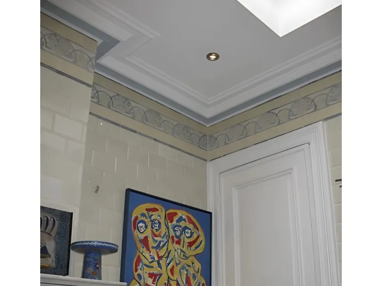 ORAC DECOR C305 LUXXUS Decken Eckleiste Stuckleiste Gesims Dekor Zierprofil 2 m 200 cm x 4,7 cm x 15,5 cm Weiß