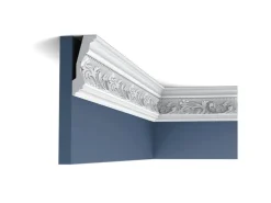 ORAC DECOR C201 LUXXUS Decken Eckleiste Profilleiste Relief Ornament Dekor 2 m 200 cm x 11,6 cm x 4,8 cm Weiß