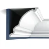 ORAC DECOR C336 LUXXUS Decken Eckleiste Stuckleiste Stuck Dekor Zierprofil 2 m 200 cm x 27,1 cm x 26,6 cm Weiß