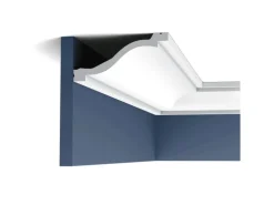 ORAC DECOR C331 LUXXUS Decken Eckleiste Stuckleiste Stuck Dekor Zierprofil 2 m 200 cm x 6,4 cm x 13,5 cm Weiß