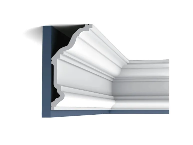 ORAC DECOR C332 LUXXUS Decken Eckleiste Stuckleiste Gesims Dekor Zierprofil 2 m 200 cm x 23 cm x 11,4 cm Weiß