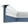 ORAC DECOR C339 LUXXUS Stuck Profil Decken Zierleiste Wand-Dekor-Leiste 2 m 200 cm x 14,1 cm x 6,4 cm Weiß
