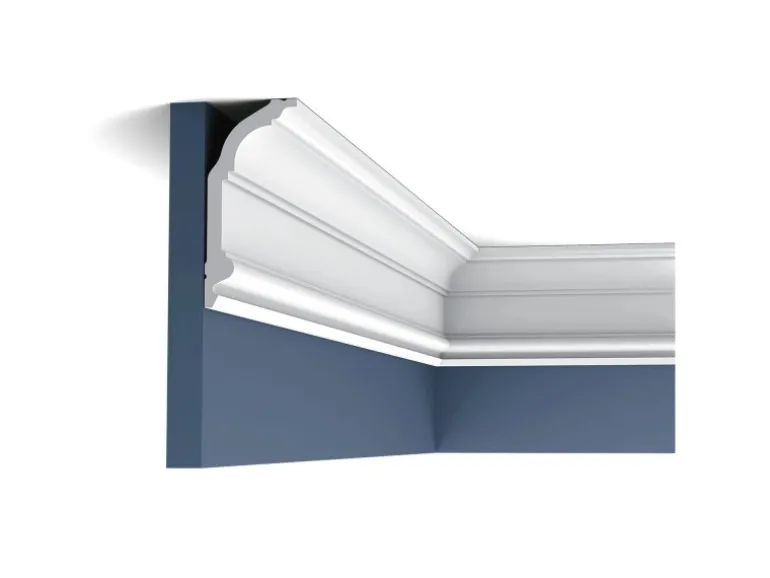 ORAC DECOR C339 LUXXUS Stuck Profil Decken Zierleiste Wand-Dekor-Leiste 2 m 200 cm x 14,1 cm x 6,4 cm Weiß