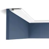 ORAC DECOR C356 LUXXUS Stuckprofil Zierprofil Stuckleiste Dekor Decken Leiste 2m 200 cm x 2 cm x 10 cm Weiß