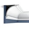 ORAC DECOR C338 LUXXUS Stuck Zierprofil Decken Zierleiste Wand-Dekor-Leiste 2 m 200 cm x 18,4 cm x 18,4 cm Weiß