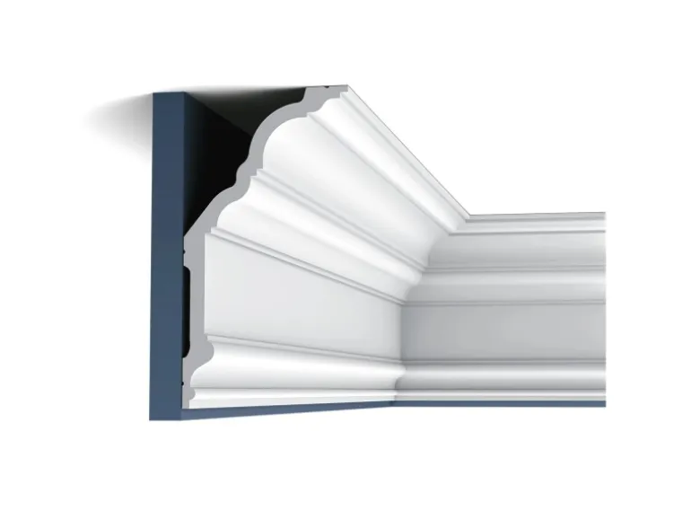 ORAC DECOR C340 LUXXUS Stuck Profil Decken Zierleiste Wand-Dekor-Leiste 2 m 200 cm x 25,6 cm x 13,5 cm Weiß