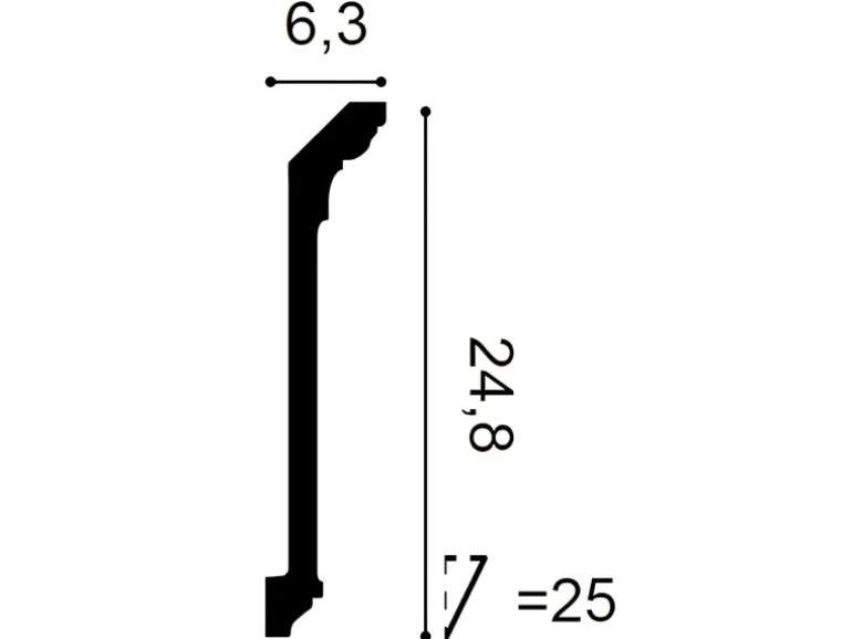 ORAC DECOR C308 LUXXUS Zierleisten 1 Karton Set 10 Stuckleisten 20 m Weiß