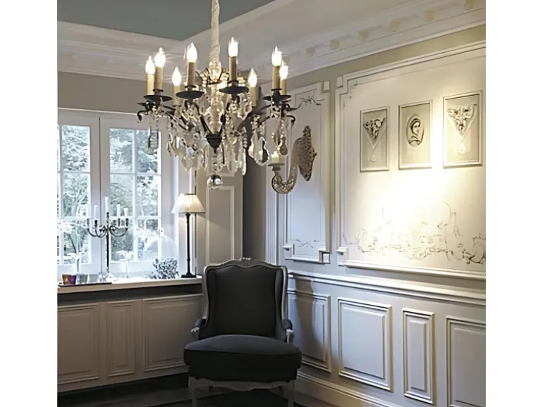 ORAC DECOR C307A LUXXUS Stuck Zierelement Akanthusblatt Wanddekor für C307, 7,5 cm x 9,4 cm x 4 cm Weiß