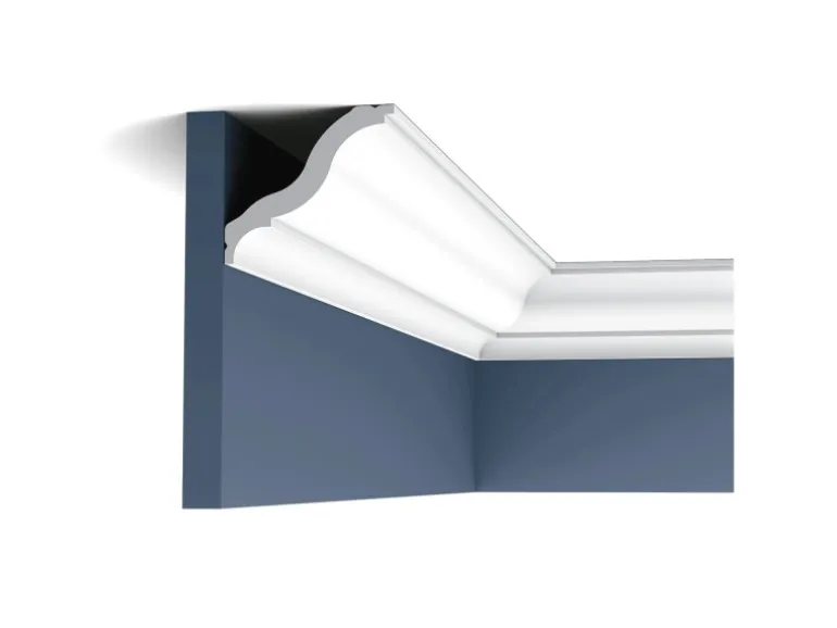 ORAC DECOR CB503N BASIXX Stuck Dekor Zierprofil Zier-Eck-Wand-Decken-Leiste 2 m 200 cm x 9,2 cm x 8,2 cm Weiß