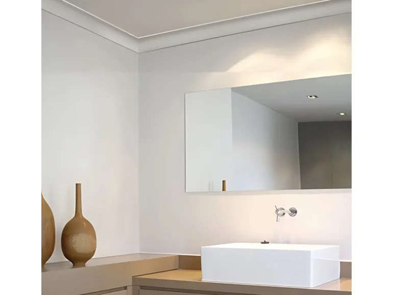 ORAC DECOR CB522N BASIXX Stuck Dekor Zierprofil Zier-Eck-Wand-Decken-Leiste 2 m 200 cm x 6,7 cm x 6,7 cm Weiß