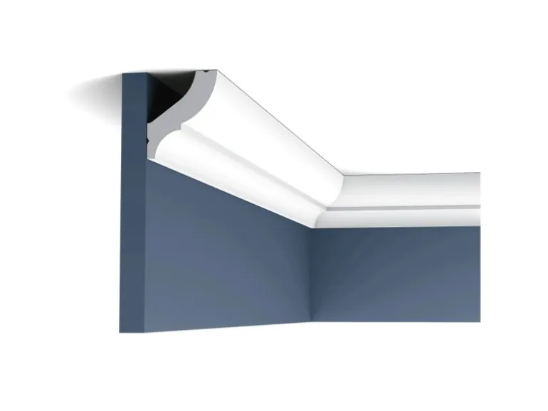 ORAC DECOR CB502N BASIXX Zierprofil Zierleiste Stuck-Eck-Wand-Decken-Leiste 2 m 200 cm x 5,9 cm x 4,9 cm Weiß